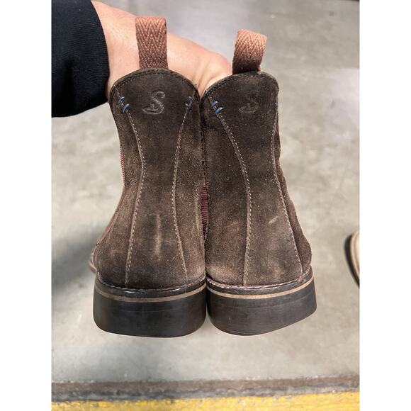 Oliver Sweeney Burrows Chukka Chelsea Brown Suede Leather Boots Mens 11 - 44 EU - Picture 5 of 12